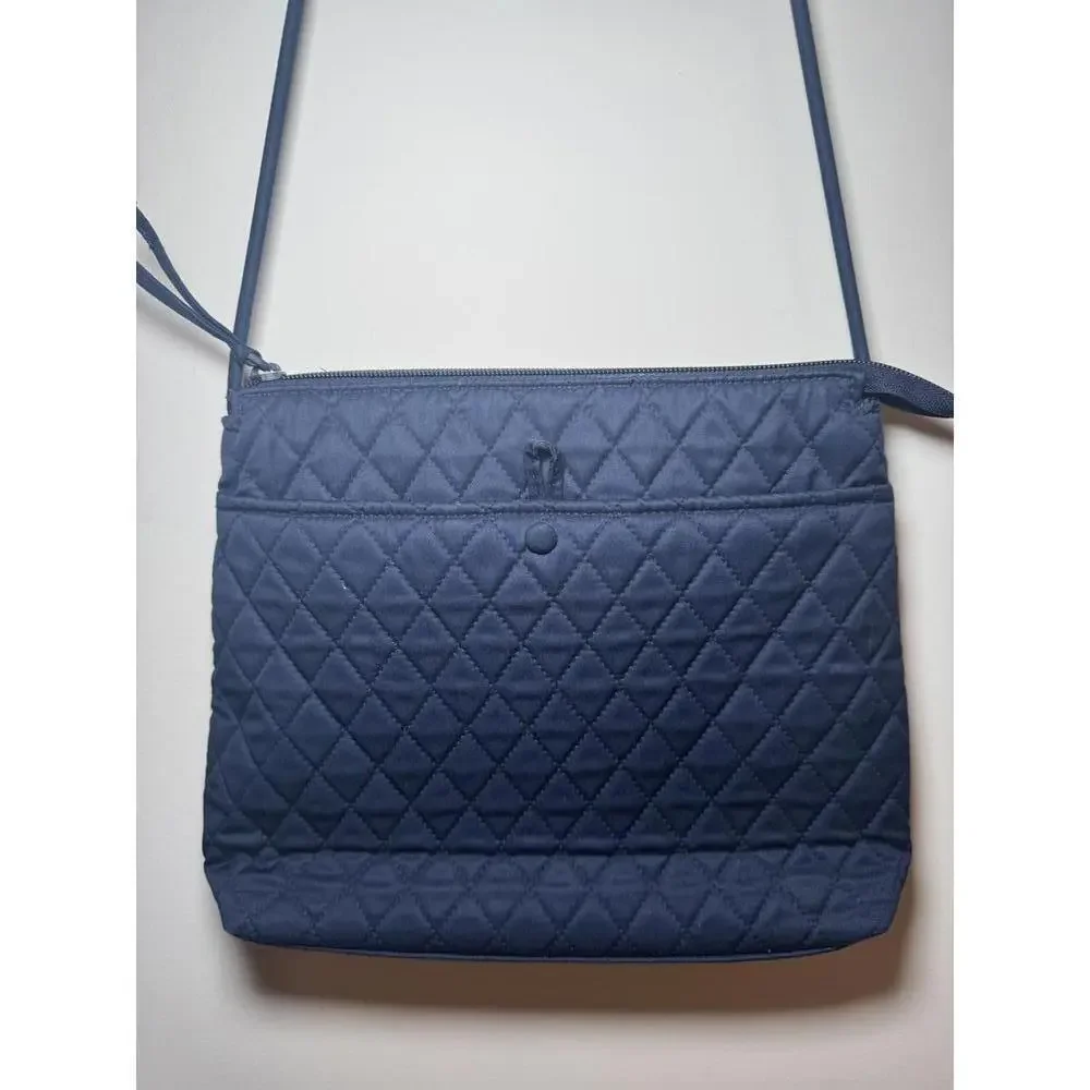 Vera Bradley original hipster crossbody purse in peacoat - Picture 2 of 9